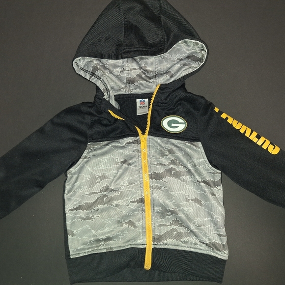 Green Bay Packers Sweater Jacket - Picture 1 of 4